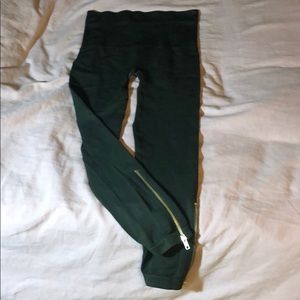 Spanx leggings w/zipper